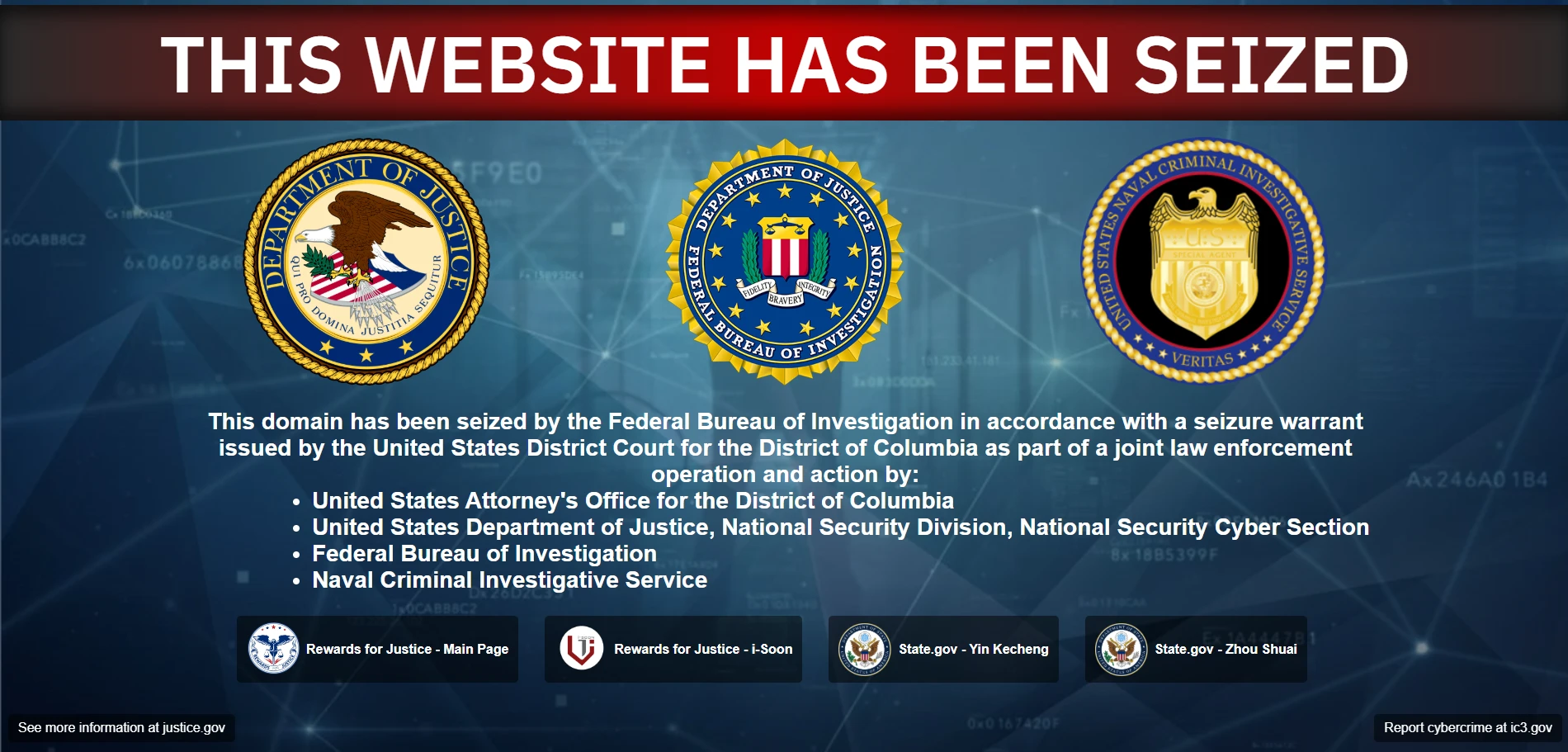 This Website has been seized